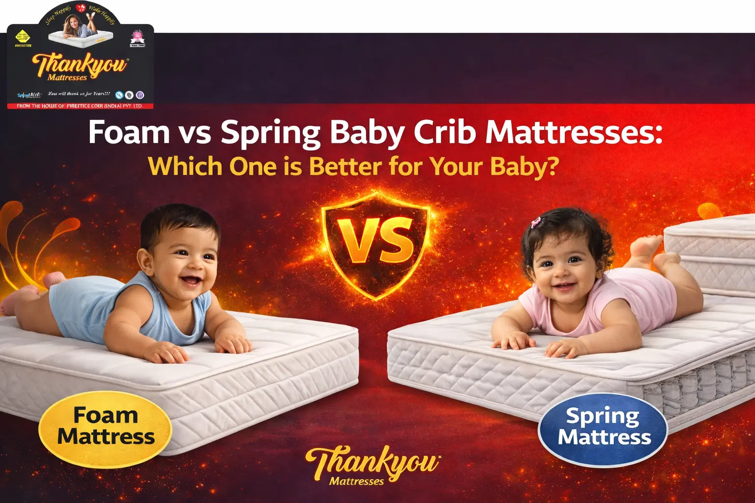 Foam vs Spring Baby Crib Mattresses: Which One is Better for Your Baby?